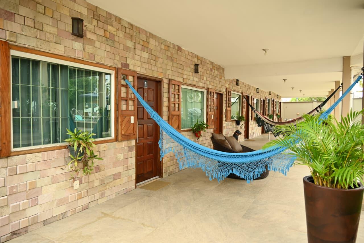 Exterior dos quartos